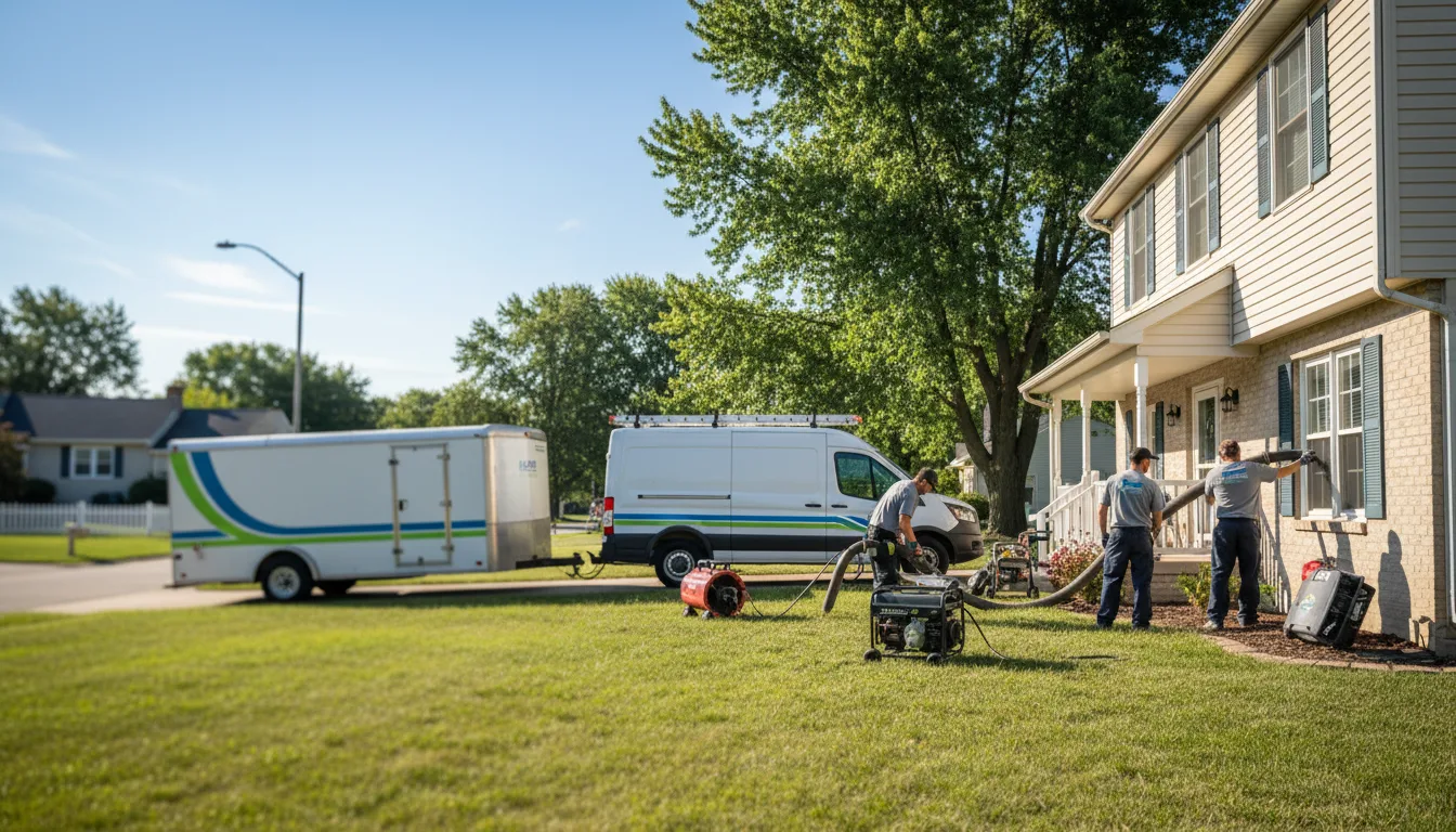 Flooded Basement Restoration And Cleanup With Repair in Brokaw, WI near me